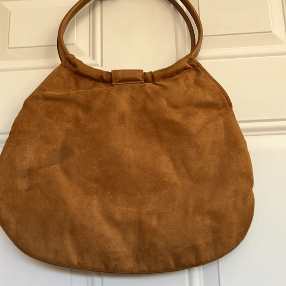 Glow by JLO Tan Bag with Beads on Snap Closure - Picture 8 of 12